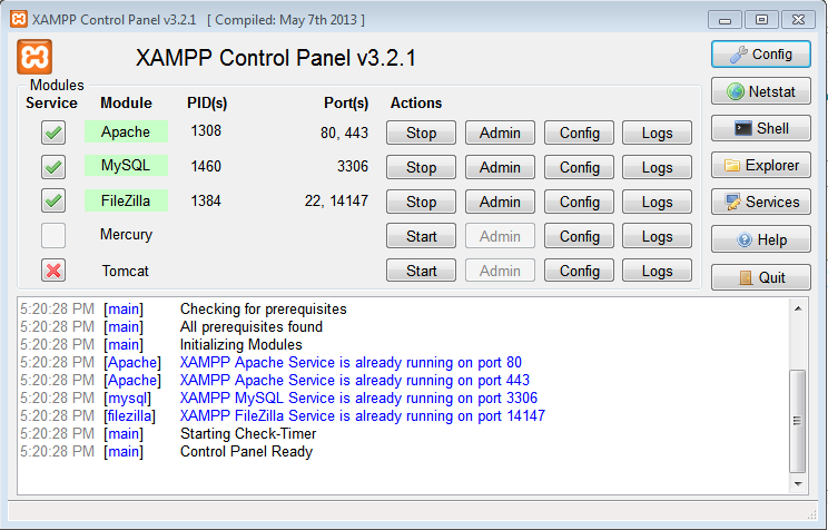 Xampp control panel v3 2.1 free download